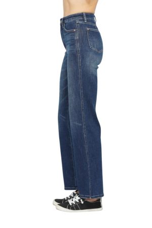 Vensora Full Size High Waist Tummy Control Jeans1