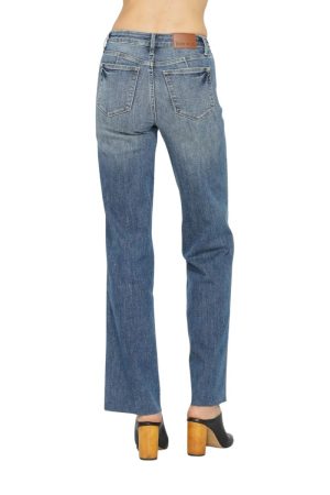 Vensora Full Size Straight Fit Denim Jeans1