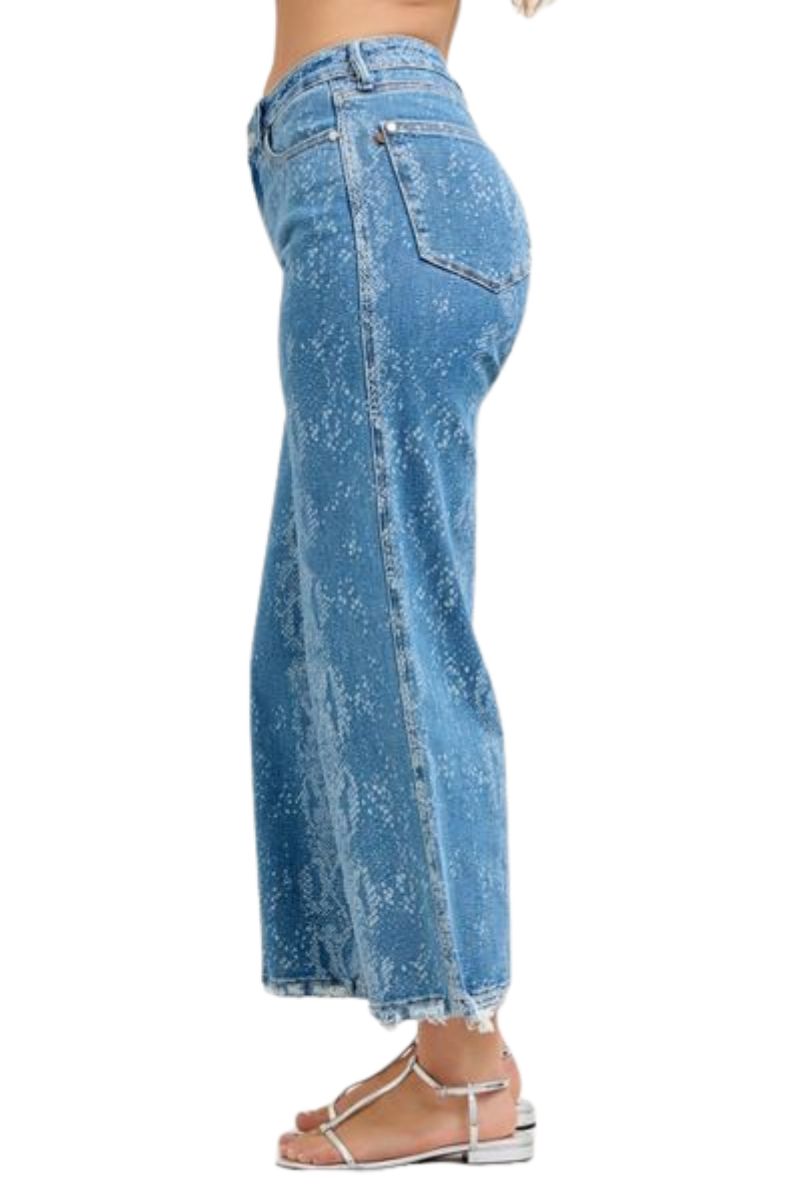 Vensora High Rise Wide Leg Ankle Jeans - Image 3